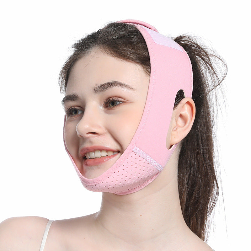 Reusable V Line Mask Facial Slimming Strap Double Chin Reducer Chin Up Mask Face Lifting Belt V Shaped Slimming Face Mask